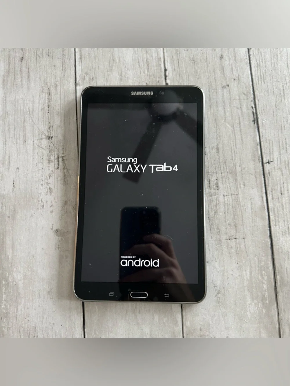 PREOWNED SAMSUNG GALAXY TAB 4 BY ANDROID TABLET BLACK SILVER